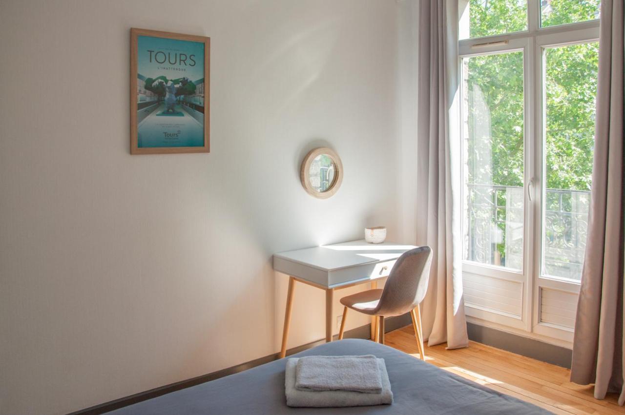 Bel Appartement Tours Centre 2 Chambres, 6 Pers "Pied-A-Tours" Luaran gambar